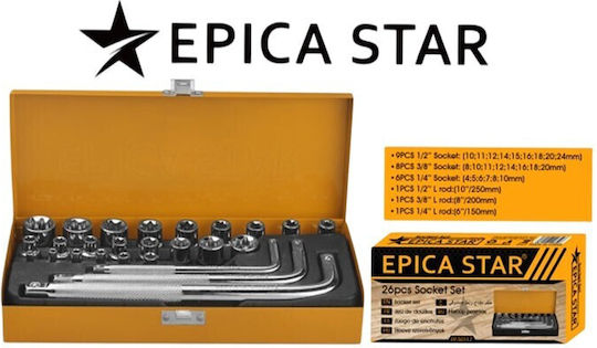Epica Star Tool Case with 26 Tools