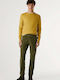 Pantaloni cu Croială Slim Verde