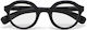 Okkia Lauro Round Reading Glasses +1.00 In Black Colour OK041BK-150-370578