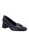 Leder Pumps Schwarz