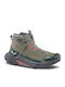 Salewa Pedroc 2 Leather Γυναικεία Ορειβατικά Μποτάκια Αδιάβροχα Πράσινα