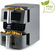 Domo Air Fryer with Double Detachable Bucket 10lt Gray DO550FR