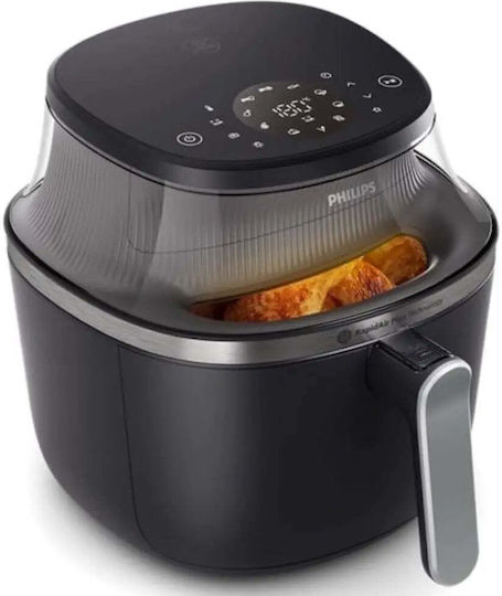 Philips Air Fryer με Διπλό Αποσπώμενο Κάδο 4.2lt Μαύρο NA321/00