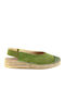 Women's Suede Espadrilles Green