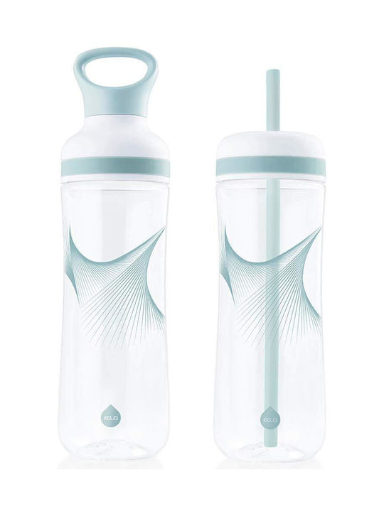Equa 2in1 Παγούρι Πλαστικό 799.2ml Μπλε