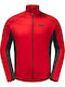 Men's Fleece Cardigan Red