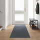 vidaXL Anti-slip Rug Rectangular Leather Gray