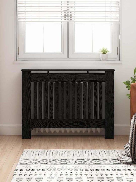 vidaXL vidaXL Black Particleboard Radiator Cove...