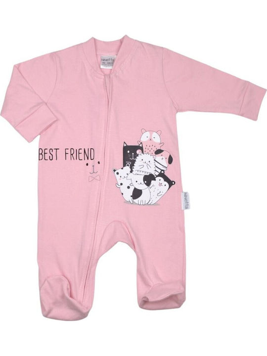 Ninetta Bebe Baby-Strampler Rosa Ninetta Bebe Baby-Strampler Rosa
