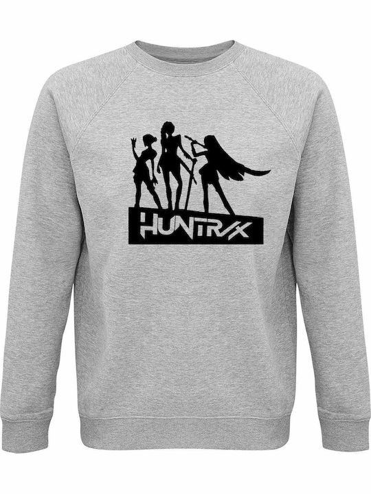 kirikoko Kinder-Sweatshirt Grey Melange Demon H...
