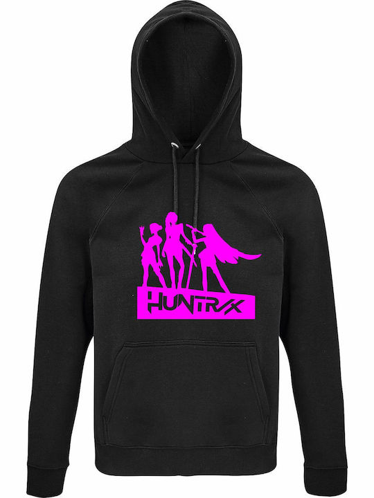 kirikoko Kinder-Sweatshirt mit Kapuze Black Dem...