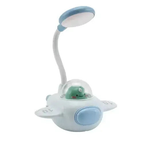 Aerbes Drehend Kinder Schreibtischlampe Hellblau