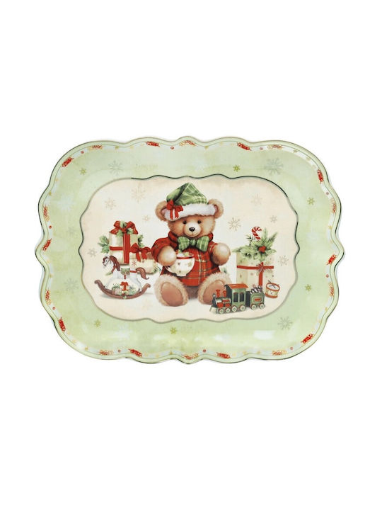 Brandani Χριστουγεννιάτικη Πιατέλα Πορσελάνη Coccole 33cm
