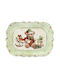 Brandani Christmas Porcelain Platter Coccole 33cm