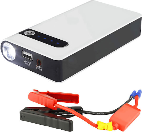 Andowl Portable Car Battery Jump Starter 10000mAh with USB / Φακό 12V