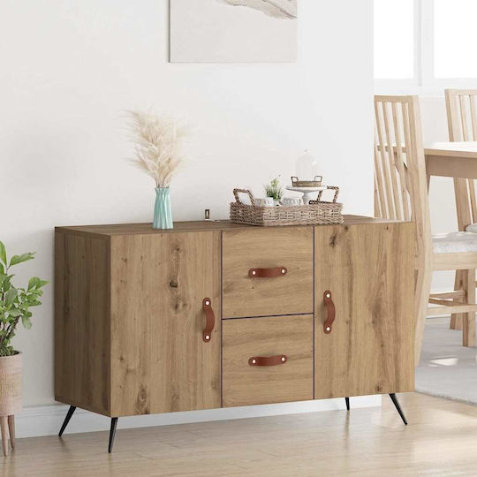 Μπουφές από Ξύλο & Μέταλλο Oak 100x36x60cm