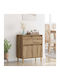 Sideboard Wooden with Drawers Oak 60x35x70cm