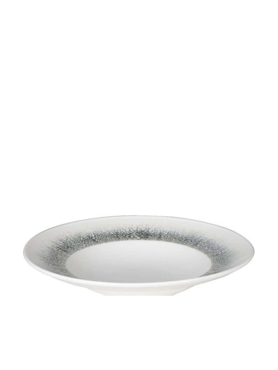Kutahya Porselen Plate Pasta Black with Diamete...
