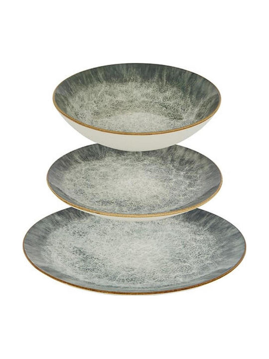Atmosphera Juliette Shallow Serving Plate with Diameter 12cm