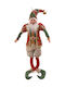 Vetur BV Christmas Velvet Elf Red Gold Green 46cm