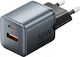 Vention Vention GaN Wireless Charger with USB-A and USB-C Ports 30W Power Delivery Quick Charge 3.0 Gray