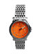Catamaran Men's Watch Battery with Silver Metal Bracelet