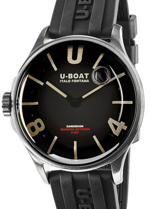 U-Boat Darkmoon Ρολόι Μπαταρίας με Μεταλλικό Μπρασελέ