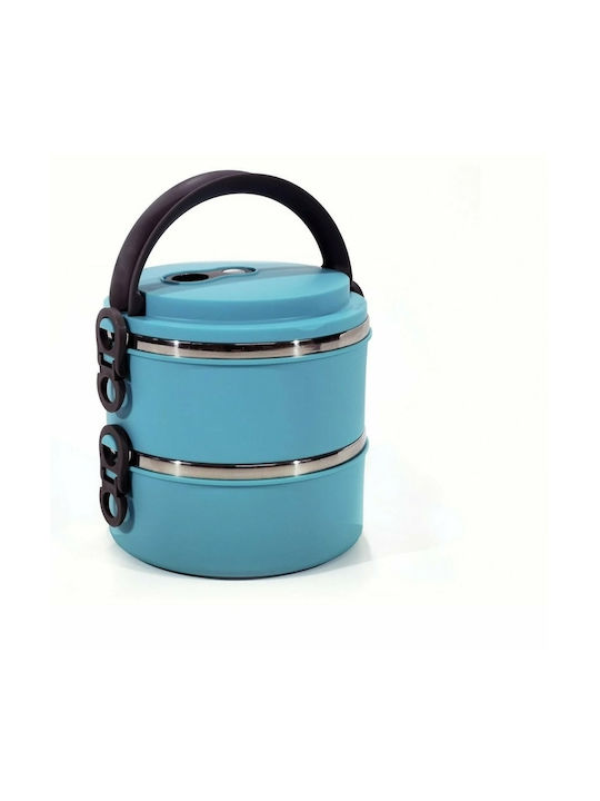 Gusto Casa Lunchbox Kunststoff Light Blue 1700ml 1Stück