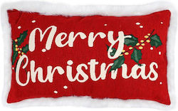 Weihnachtsdekorative Kissen Fylliana Rote-Weiß-Grüne 30x50cm