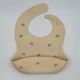 Pandaboo Bib Fabric Beige Rainbow
