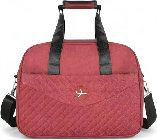 Playful Bags Σακ Βουαγιάζ 24lt Μπορντό Υφασμάτινο Μ40xΠ20xΥ30εκ.