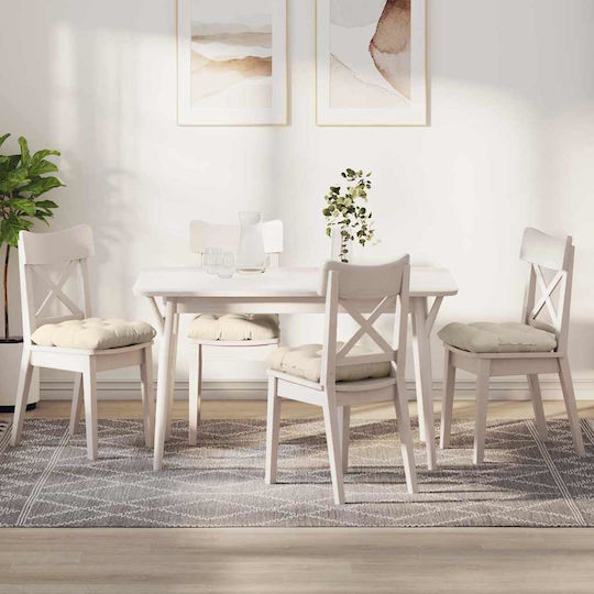 vidaXL Μαξιλάρι Καναπέ Μπεζ 40x40εκ.