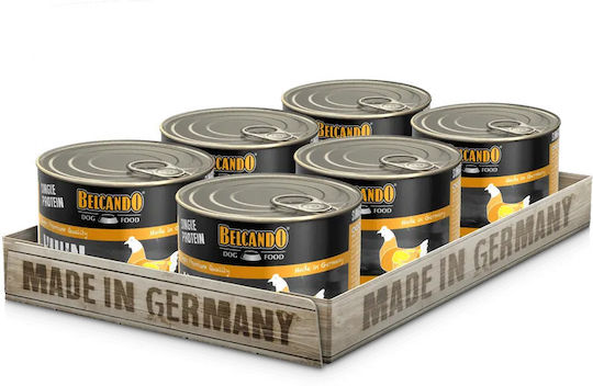 Belcando Nassfutter Hunde mit Huhn 6x200gr
