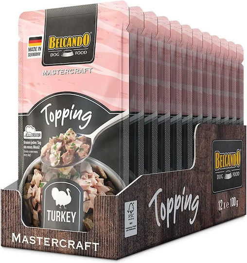 Belcando Mastercraft Topping Nassfutter Hunde mit Türkei 12x100gr