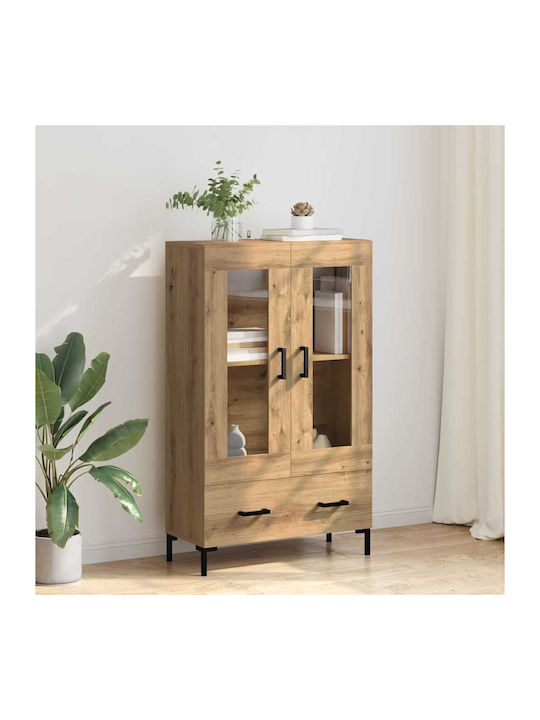 Living Room Display Cabinet with Glass Artisan ...