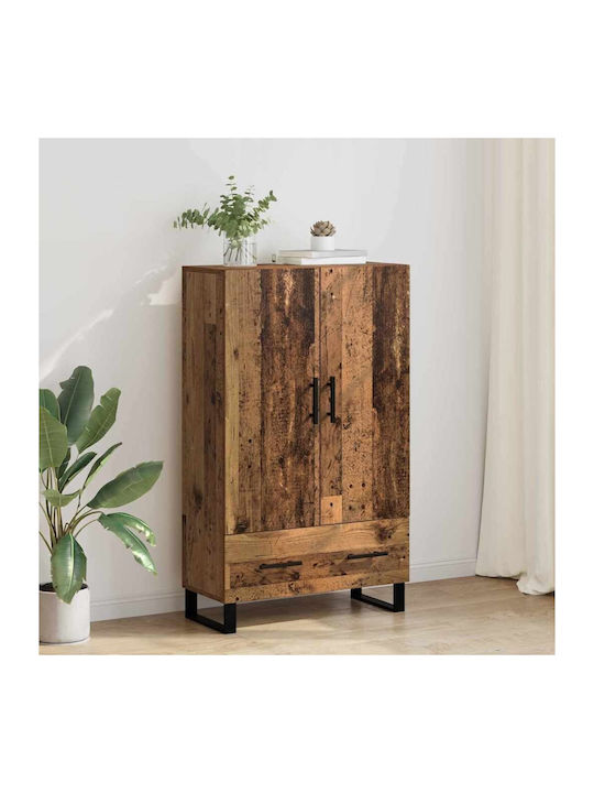 vidaXL Wohnzimmer Vitrine aus Holz & Metall mit...
