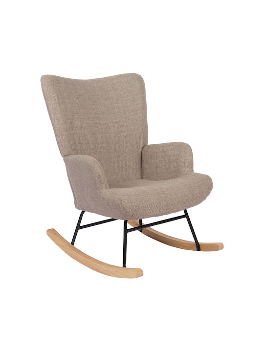 Jianna Fotoliu Balansoar Grey-beige 79x64x89cm