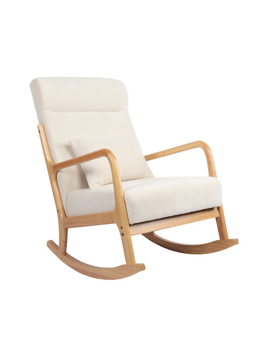Edeldy Schaukelstuhl Cream 102x66x99cm