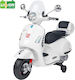 Παιδική Vespa Spidko GTS Ηλεκτροκίνητη 12 Volt Λευκή για 3+ ετών