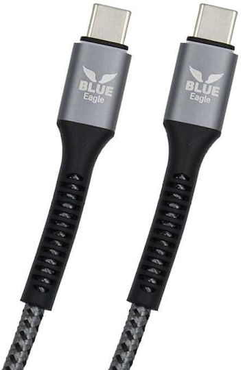 Blue Eagle Cablu De Date Textile Tip C La Tip C 60w Gri