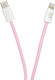 Blue Eagle Vl-09 Fast Charging Data Cable 27w Lightning Type C Pink
