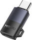 Yesido Μετατροπέας Lightning male σε USB-C female Γκρι 1τμχ