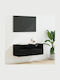 Wohnzimmer TV-Einheit Black Beech L80xB30xH30cm