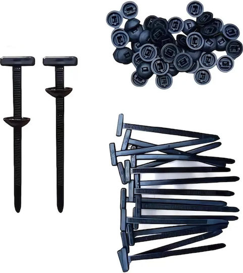 PerVoi Plastic Cable Tie 95mm x 95mm in Black Colour (1 piece) CTC-0261X