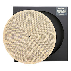 Simply Analog Slip Mat Cork Tricircle Print