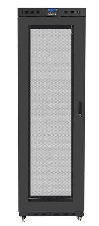 Lanberg Επιδαπέδια Καμπίνα Rack 47U 80x100cm Μαύρο FF01-8047-23BL