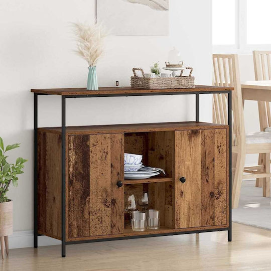 Sideboard Wooden Old Wood 100x35x80cm