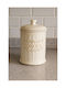 Ceramic White Cookie Jar Bonzai 23cm Country House Galifas 9904165 Galifas