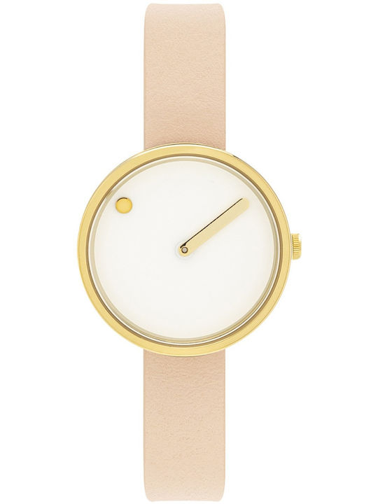 Picto Women's Watch with Pink Metal Bracelet