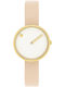 Picto Women's Watch with Pink Metal Bracelet